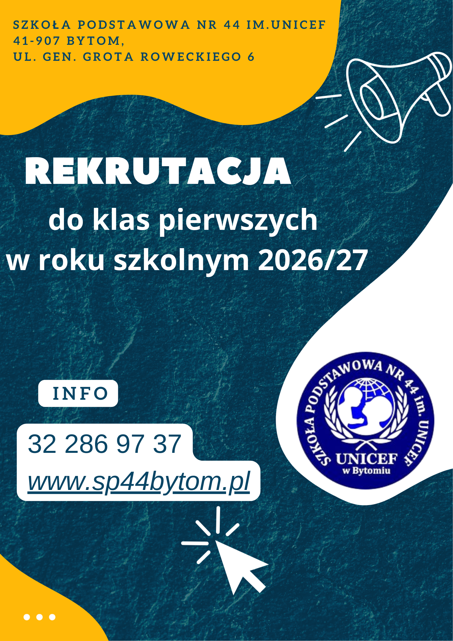 Rekrutacja do klas 1 w roku szkolnym 2026/2027