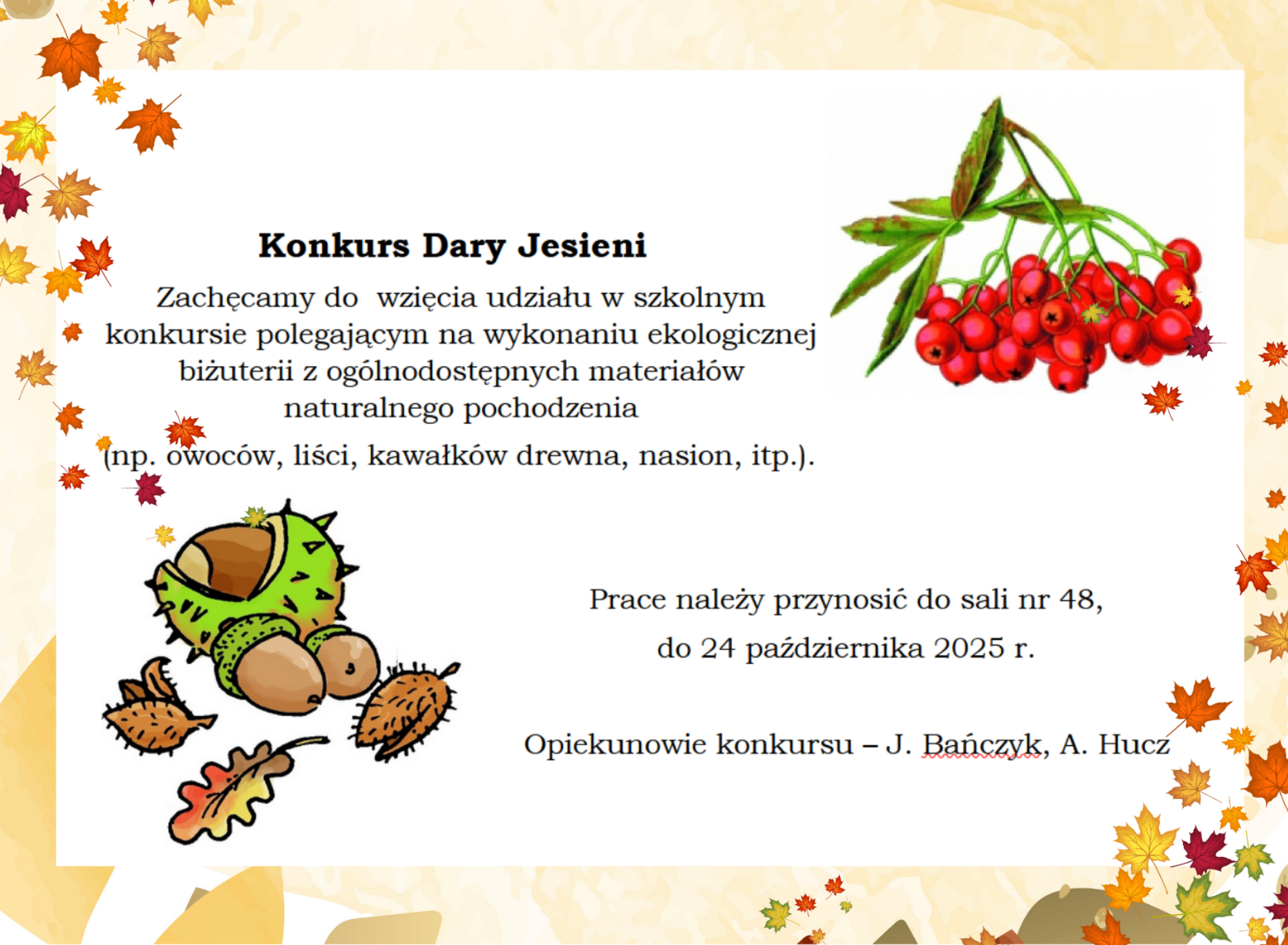 Dary jesieni - konkurs