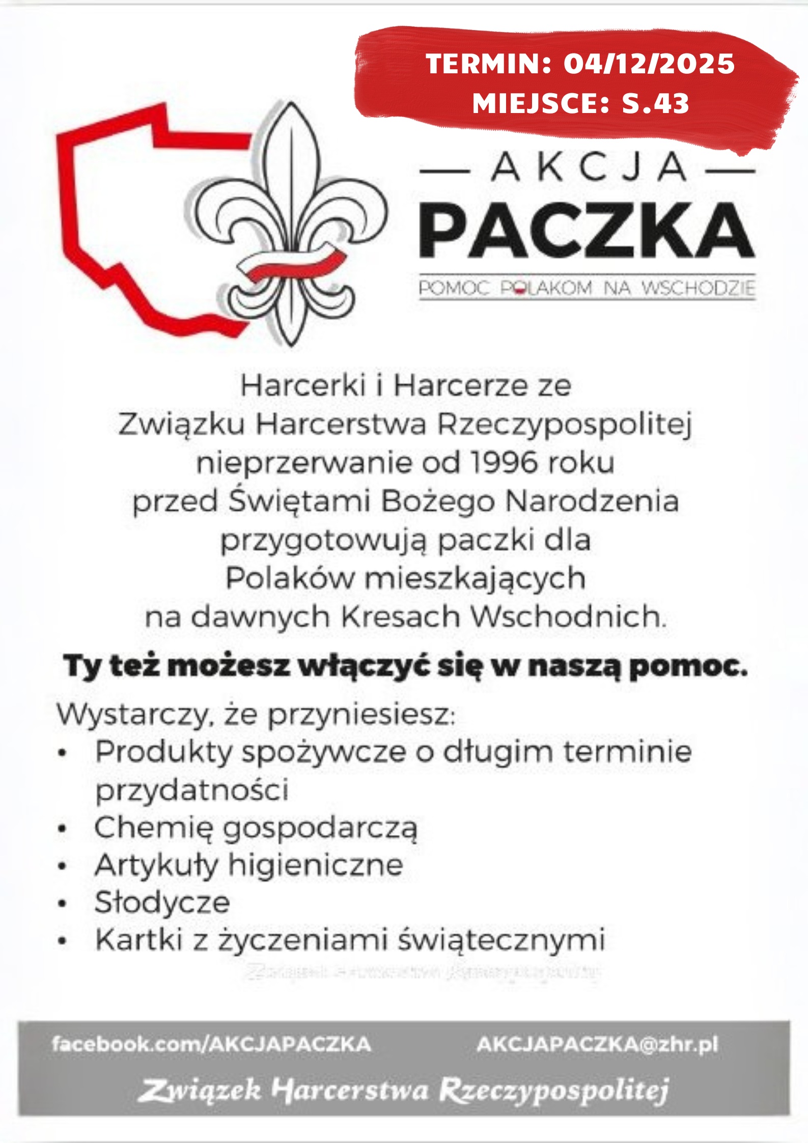 Akcja Paczka- zakończona!