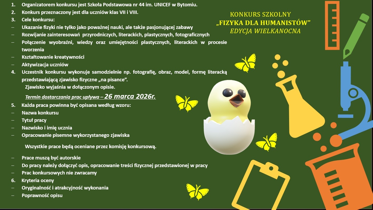 Fizyka dla humanistów - edycja Wielkanoc 2026