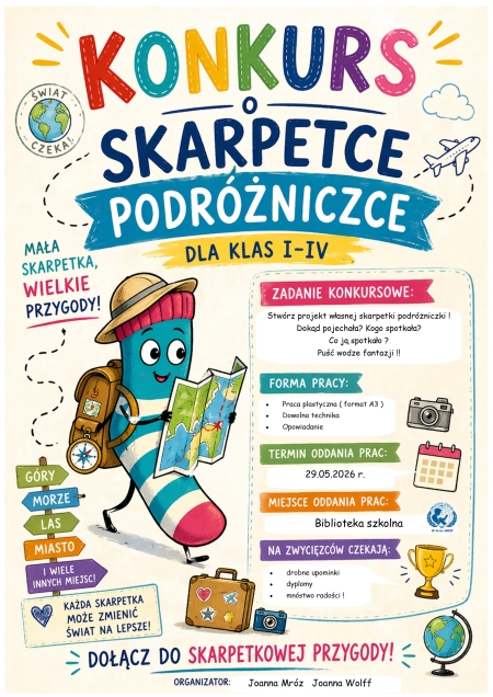 REGULAMIN KONKURSU O SKARPETCE PODRÓŻNICZCE