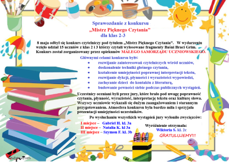 Mistrz pięknego czytania - wyniki